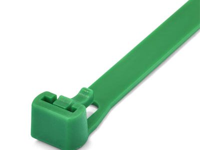 CTie 250x7.6mm Hersluitbare Nylon Tyraps groen | Per 100 stuks