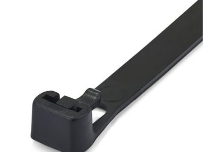 CTie 370x7.6mm Hersluitbare Nylon Tyraps zwart | Per 100 stuks