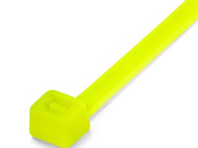 CTie 200x4.8mm Nylon Fluorescerende Tyraps Geel | Per 100 stuks